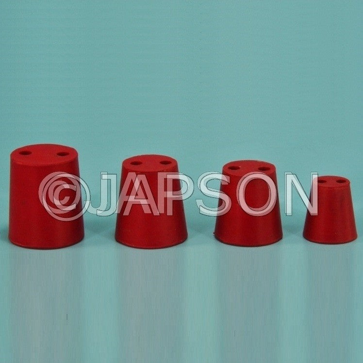 Rubber Corks with Two holes Rubber Corks with Two holes